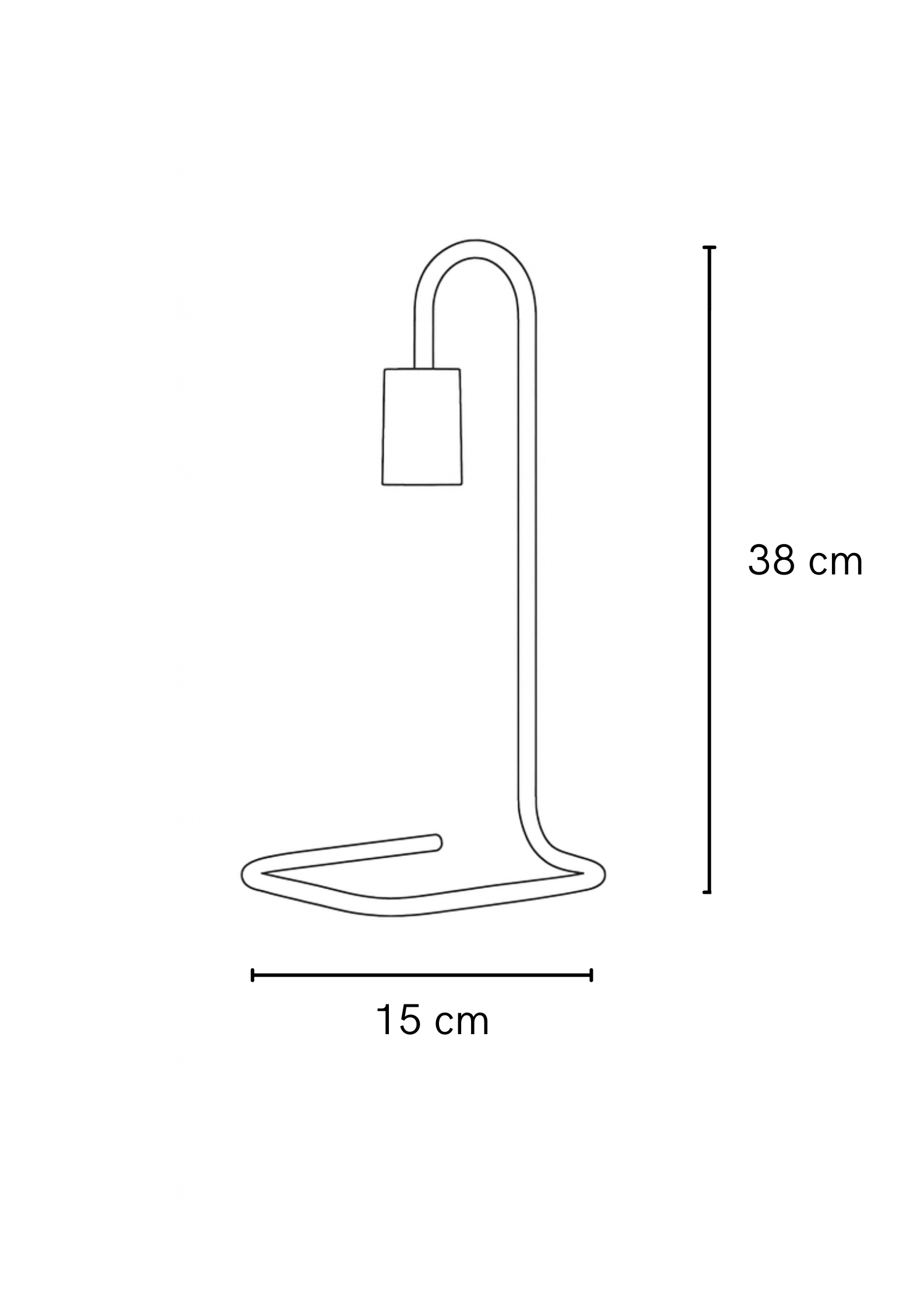 Lámpara de mesa Curua