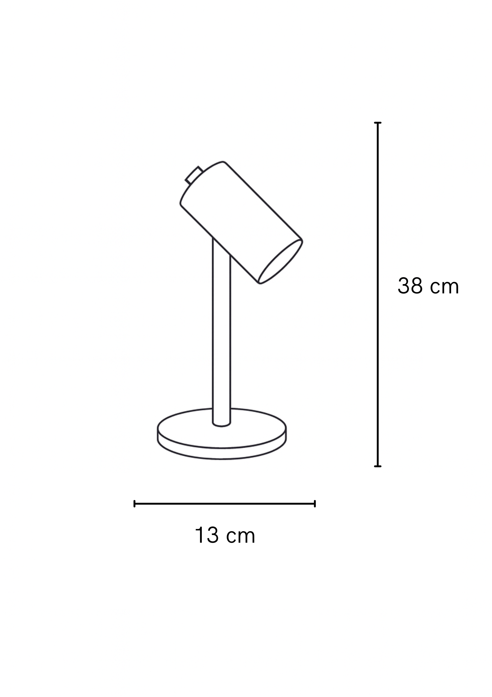 Lámpara de mesa Fokline Terracota