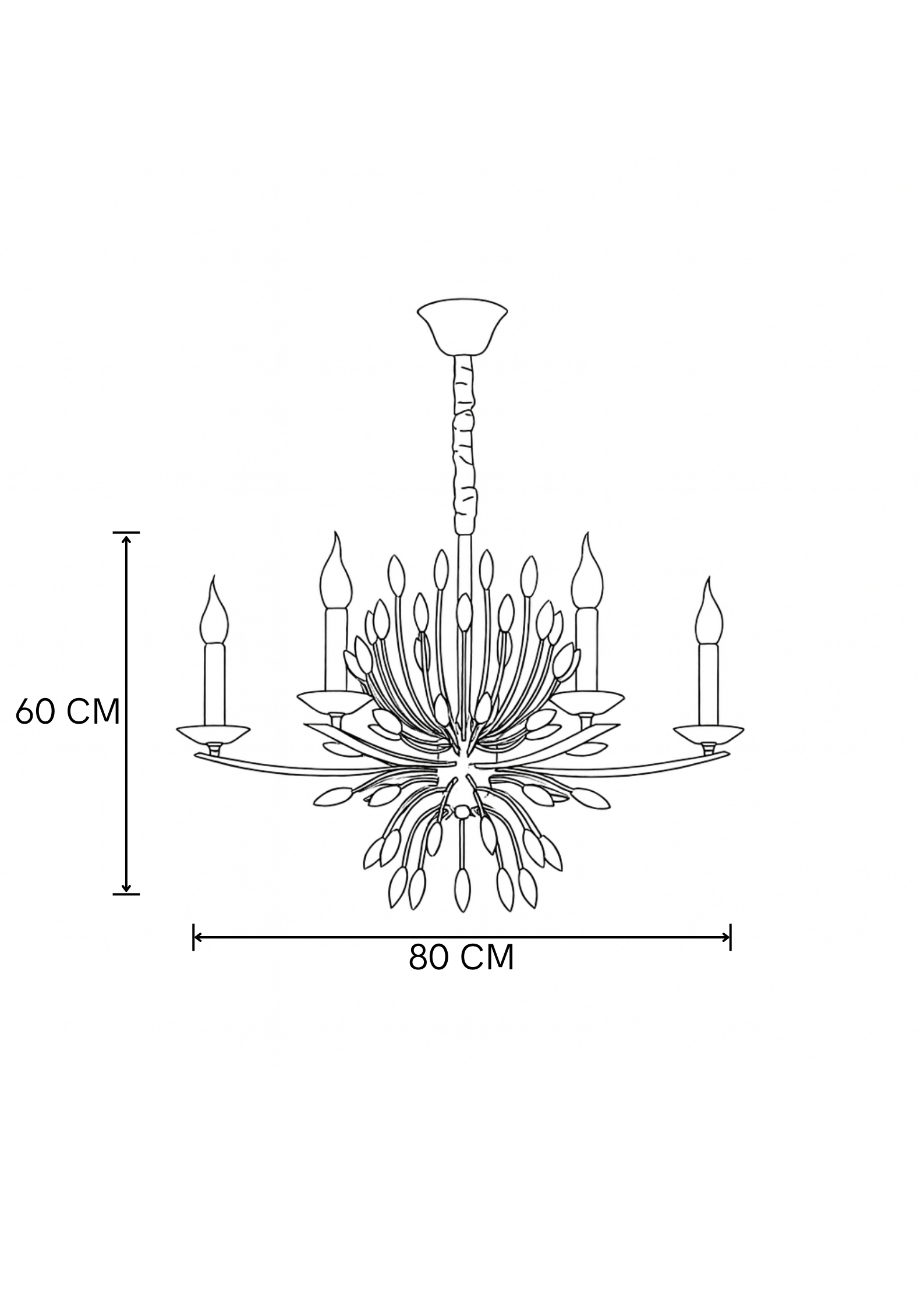 Lampara de techo ELVA S
