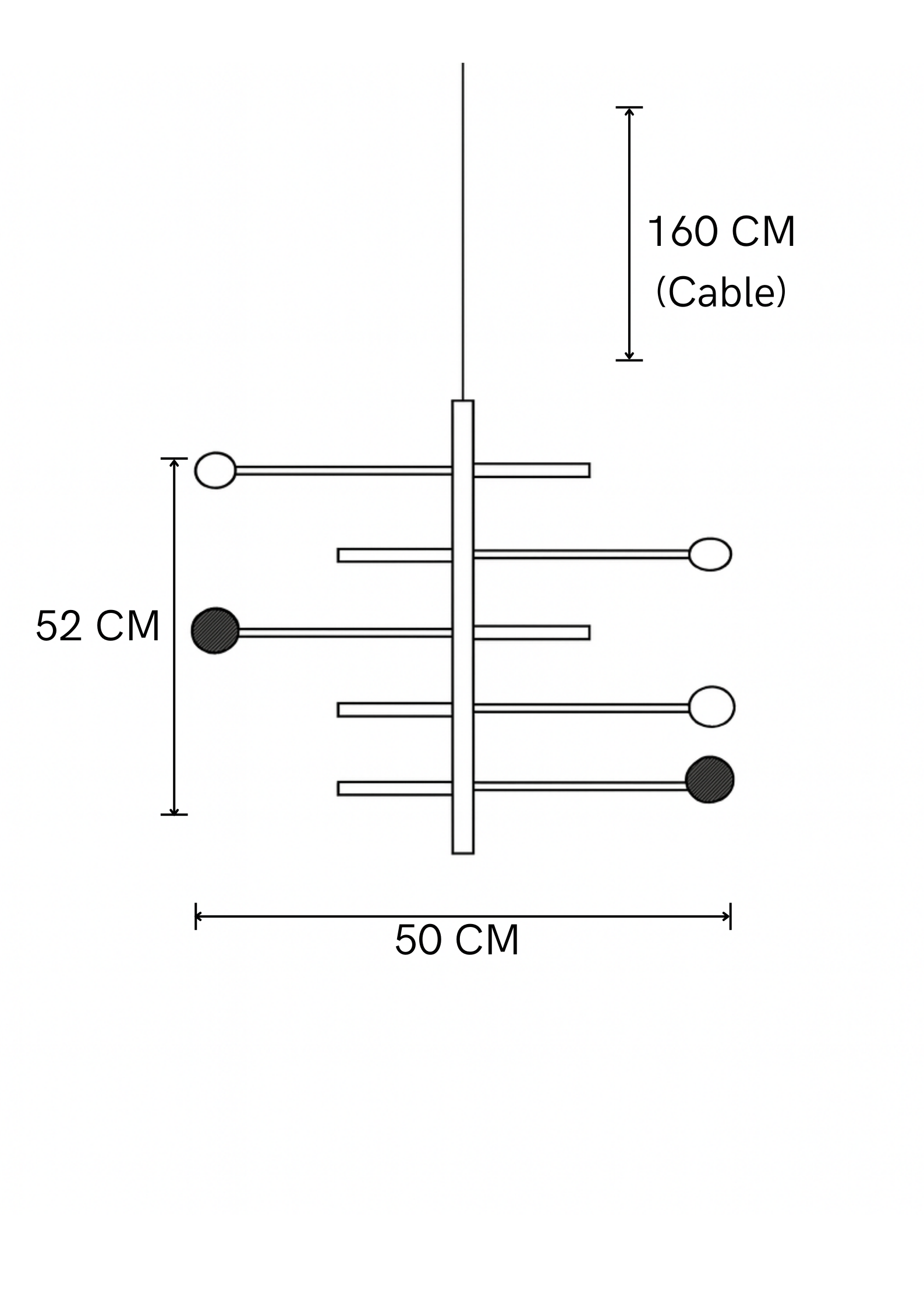 Lampara de techo Note 5