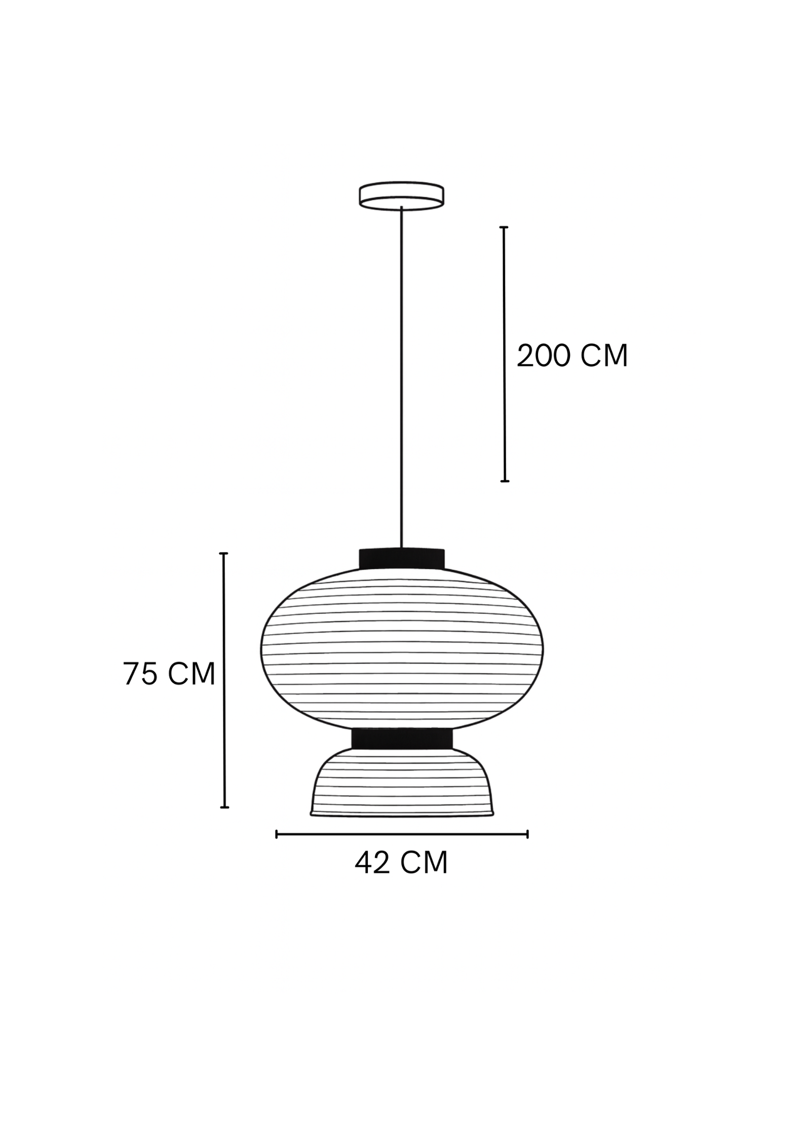 Lampara de techo PARA/B