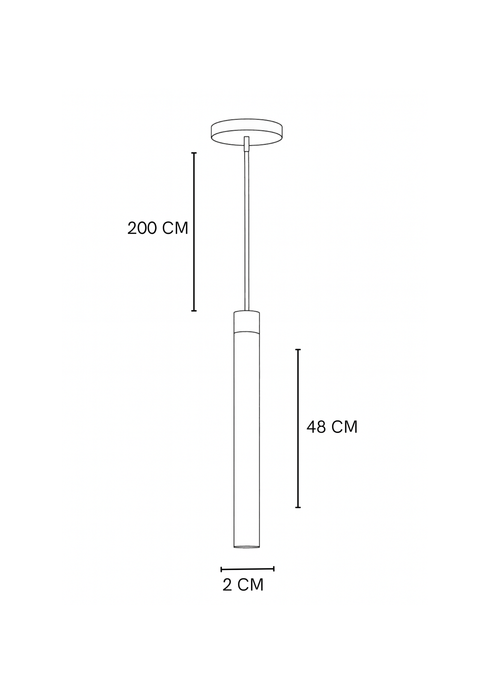 Lámpara de techo RAYNNI/1L