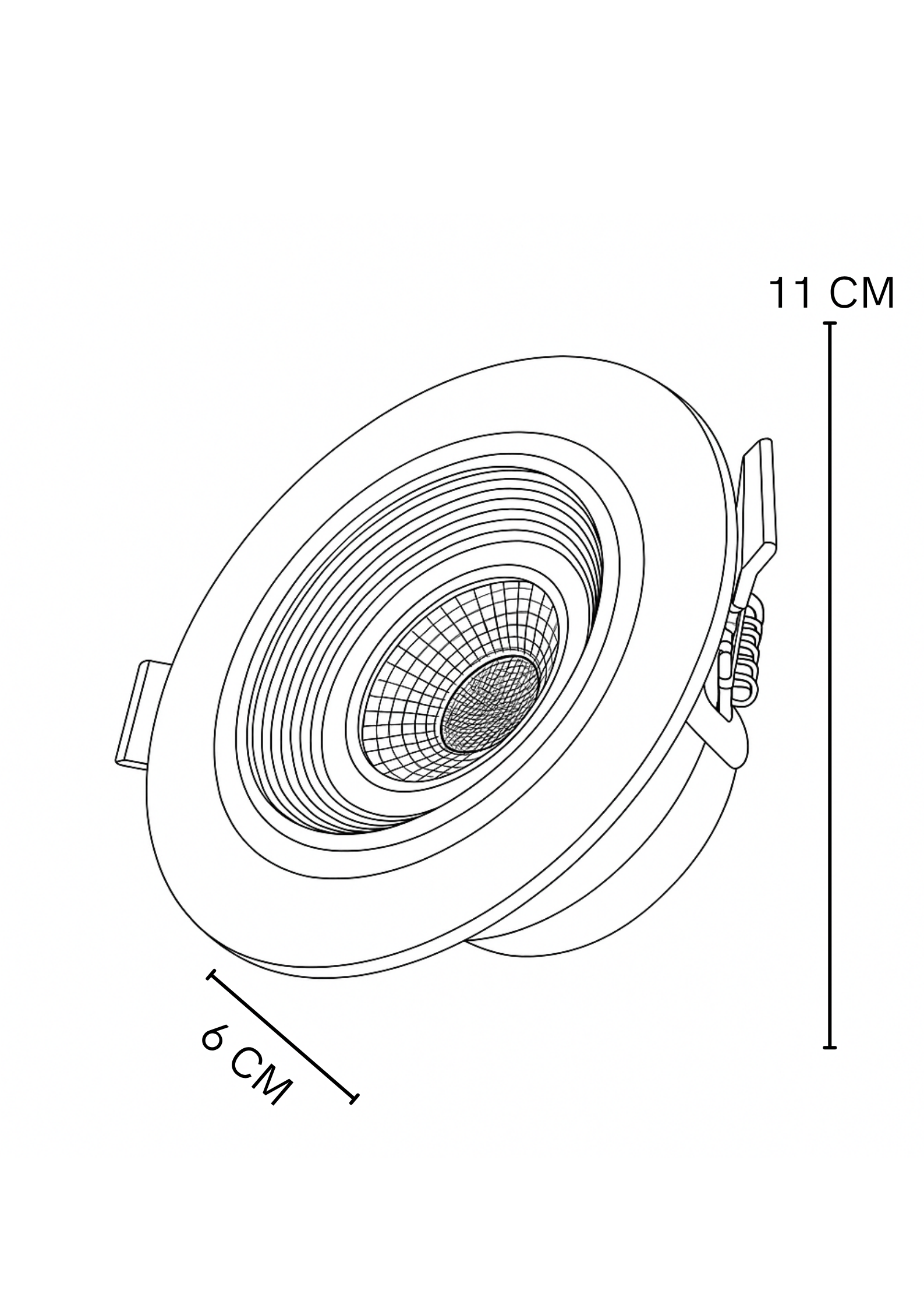 Ojo de Buey Redondo 9w Buld