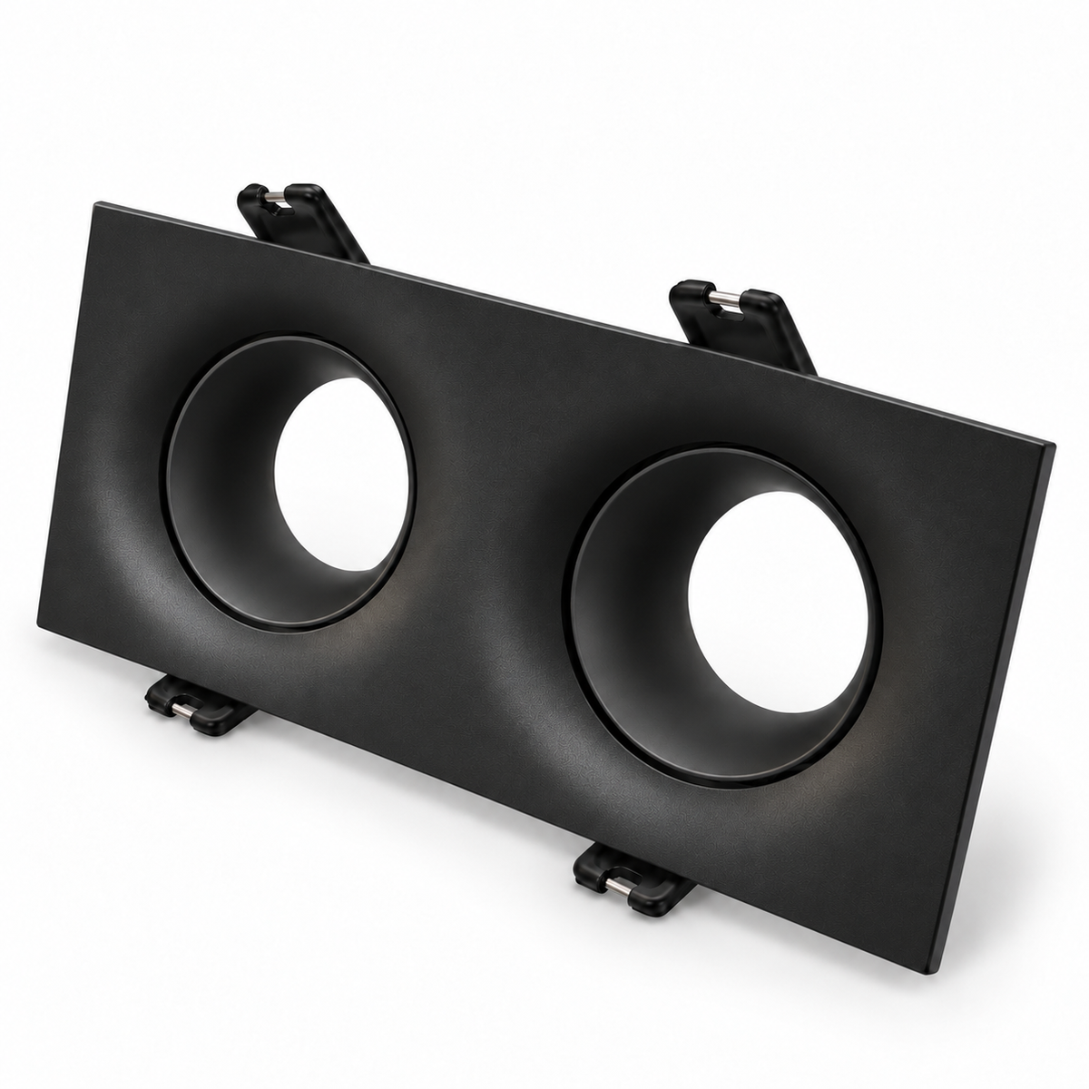 CARCASA GU10 DOBLE ENVEVIDA ECUALIZABLE NEGRO