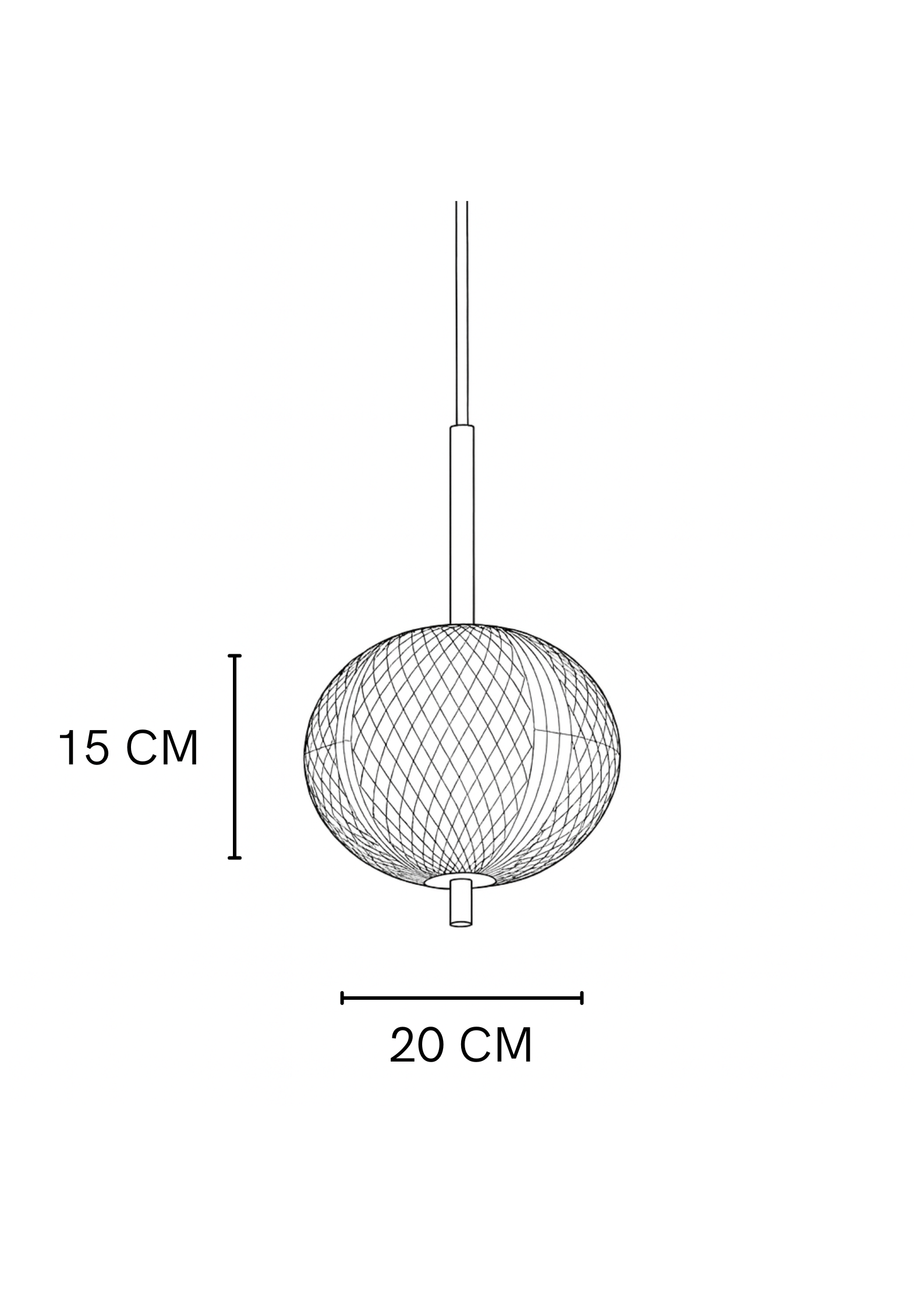 lámpara de techo Rocio