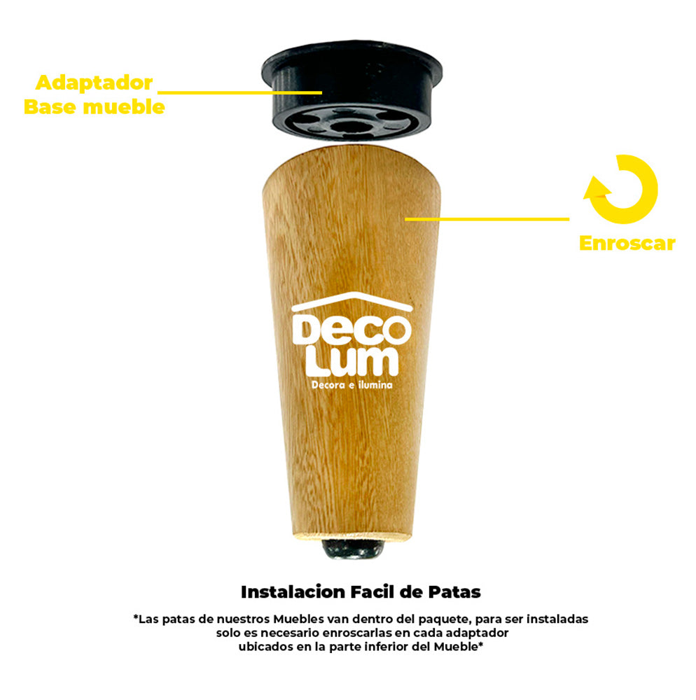 SofáCama 3 Posiciones Cosmo Lino negro