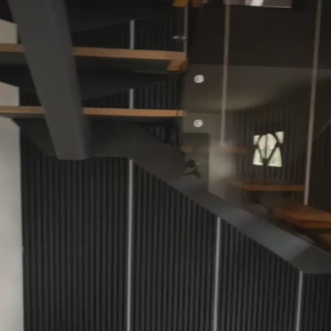 PERFIL PARA INCRUSTAR de 3 metros en Aluminio Negro