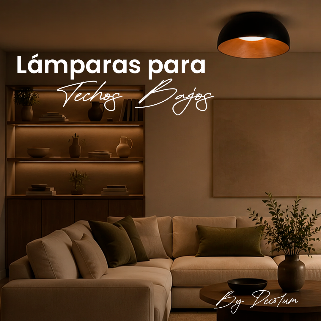 Iluminación para techos bajos: cómo hacer que tus espacios se vean más altos y amplios
