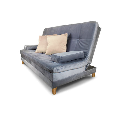 SofáCama Tous 3 Posiciones Tercio pelo Gris + Cojines