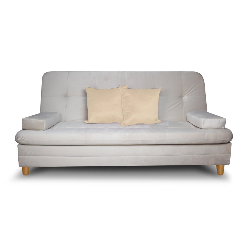 SofáCama Tous 3 Posiciones Tercio pelo Beige + Cojines