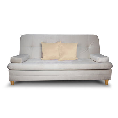 SofáCama Tous 3 Posiciones Tercio pelo Beige + Cojines