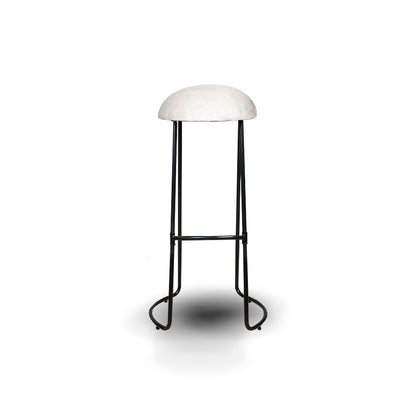 Silla De Barra Arameo Negro y Crema