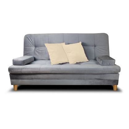 SofáCama Tous 3 Posiciones Tercio pelo Gris + Cojines