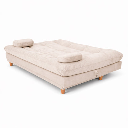 SofáCama Nube 3 Posiciones Tercio pelo Beige