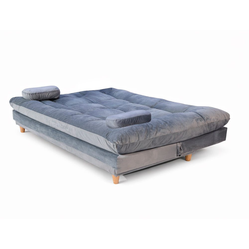 SofáCama Nube 3 Posiciones Tercio pelo Gris