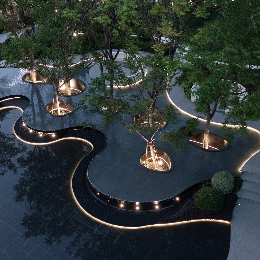Cinta led piscina