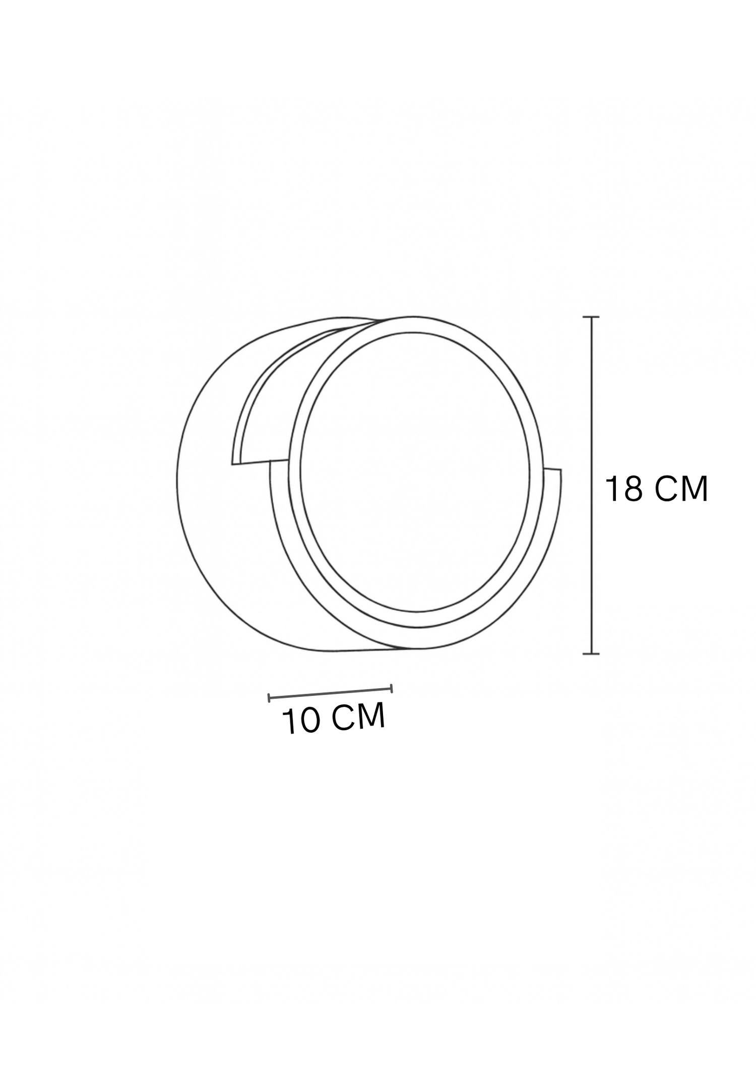 APLIQUE DE EXTERIOR POKE NEGRO