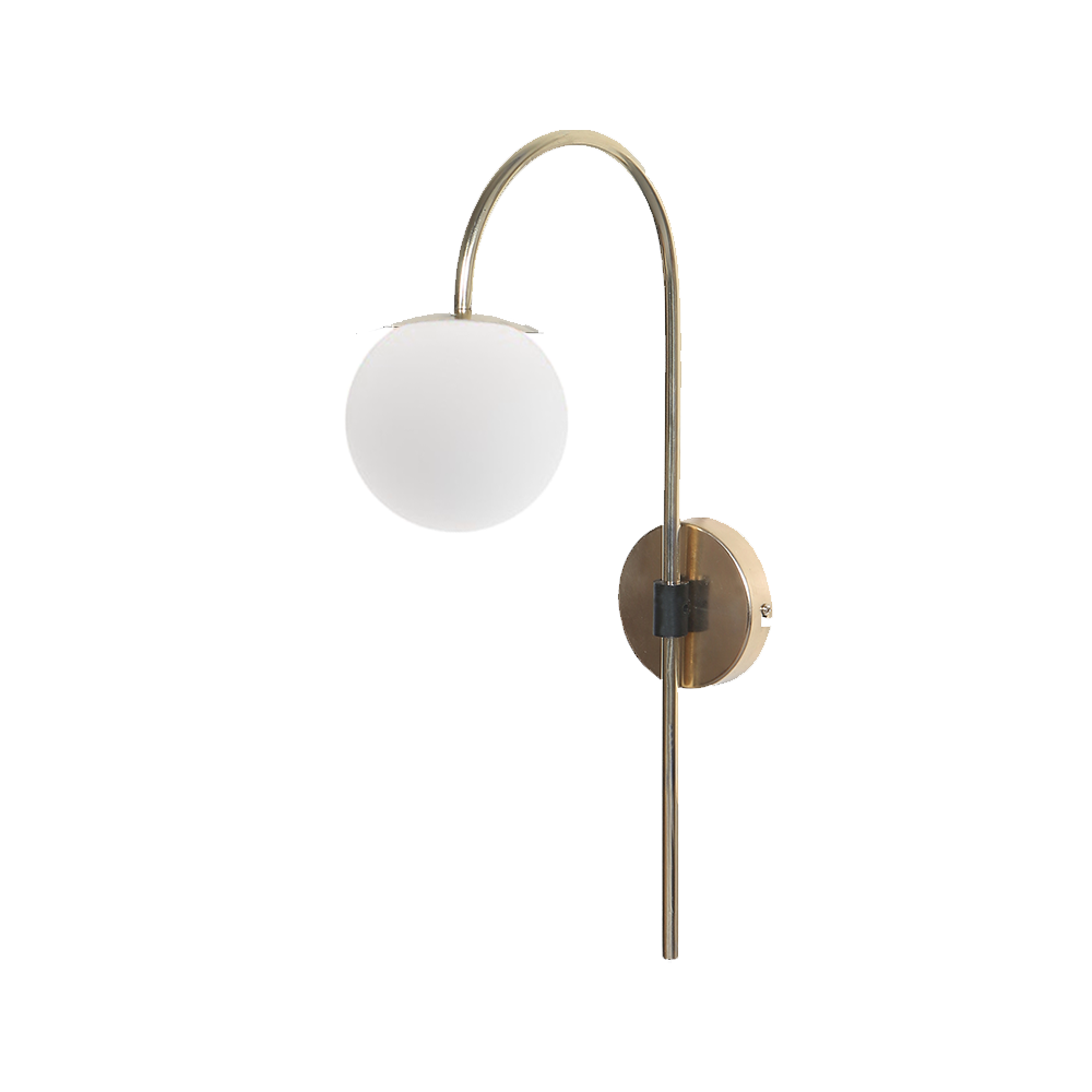 Lámpara Aplique de Pared Amapola Dorado