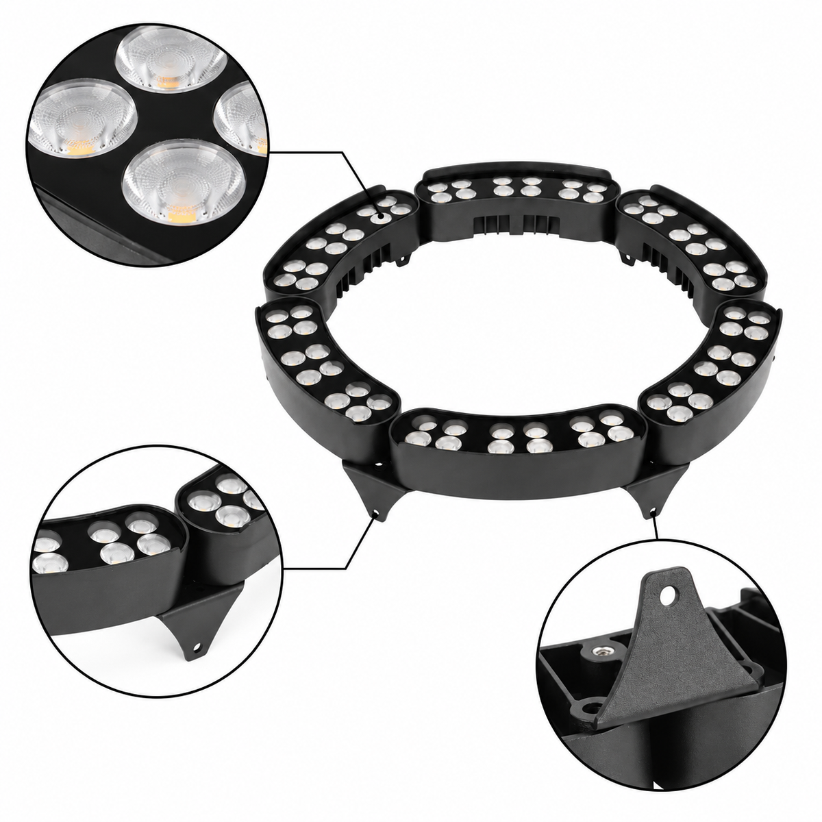 ANILLA LED PARA JARDINES Luz verde
