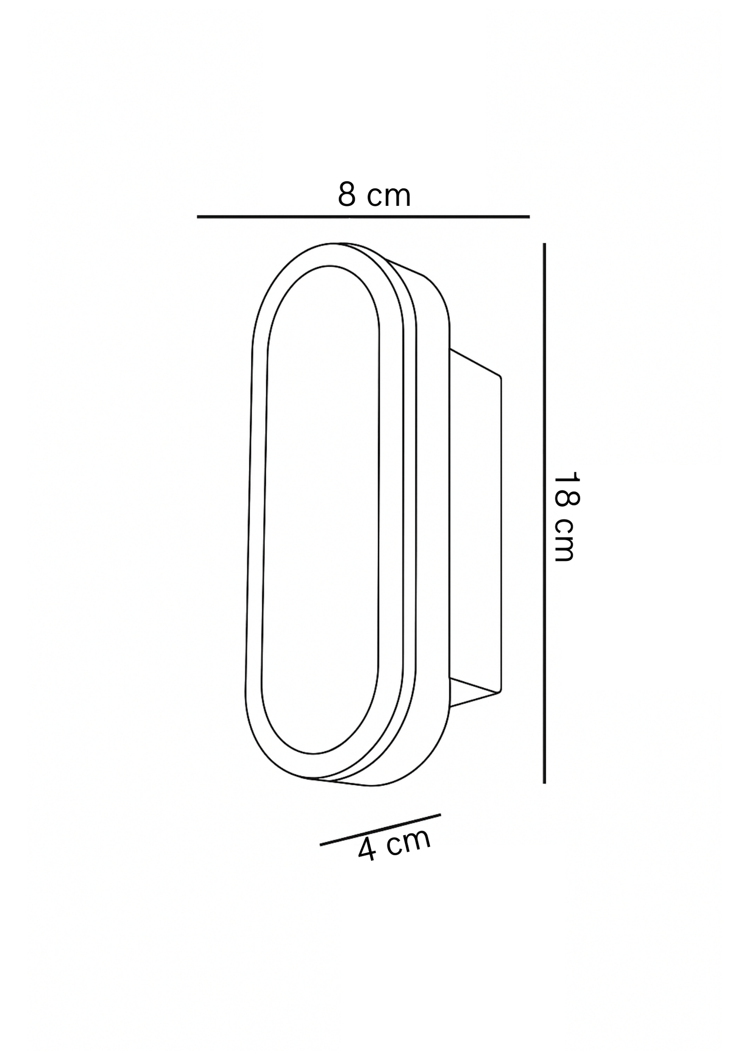 Aplique Exterior Up down fausta