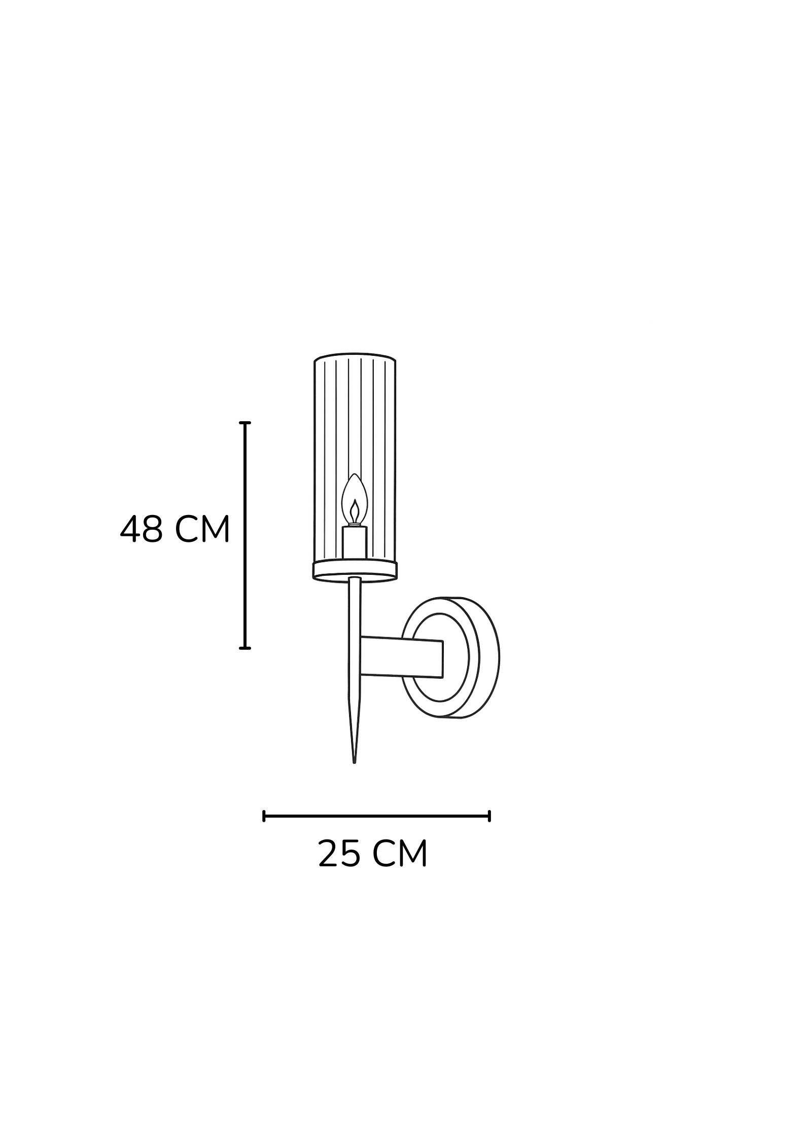 Aplique de Pared Esmeril