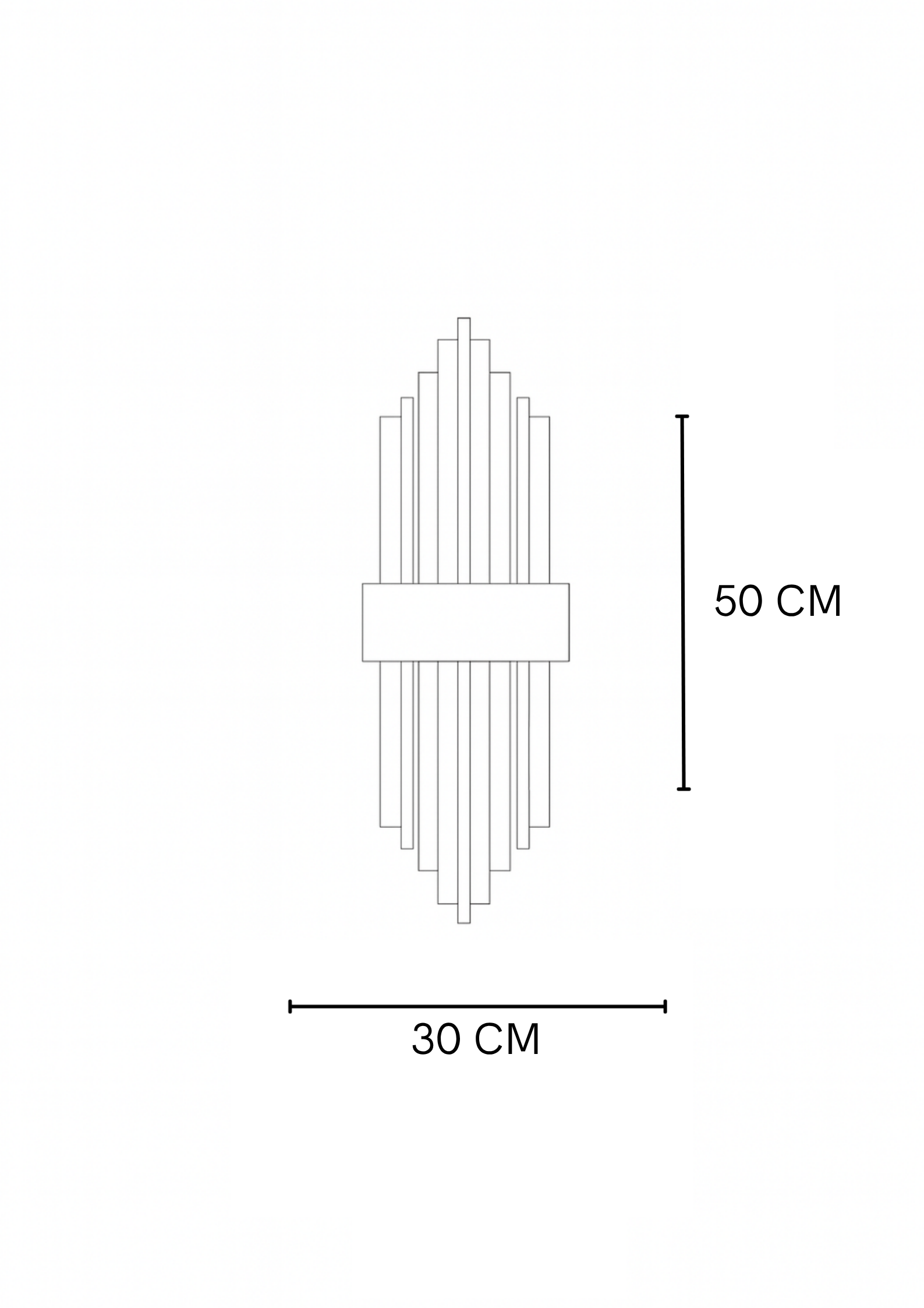 Aplique de Pared Merlina