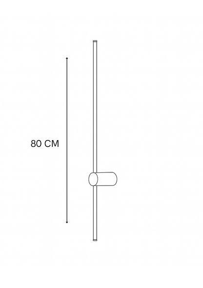 Aplique de pared Leniha Negra