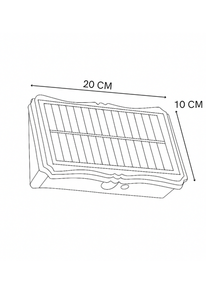Aplique solar Tiva 3x3
