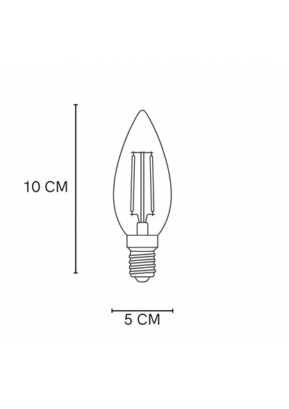 Bombillo Vela E14