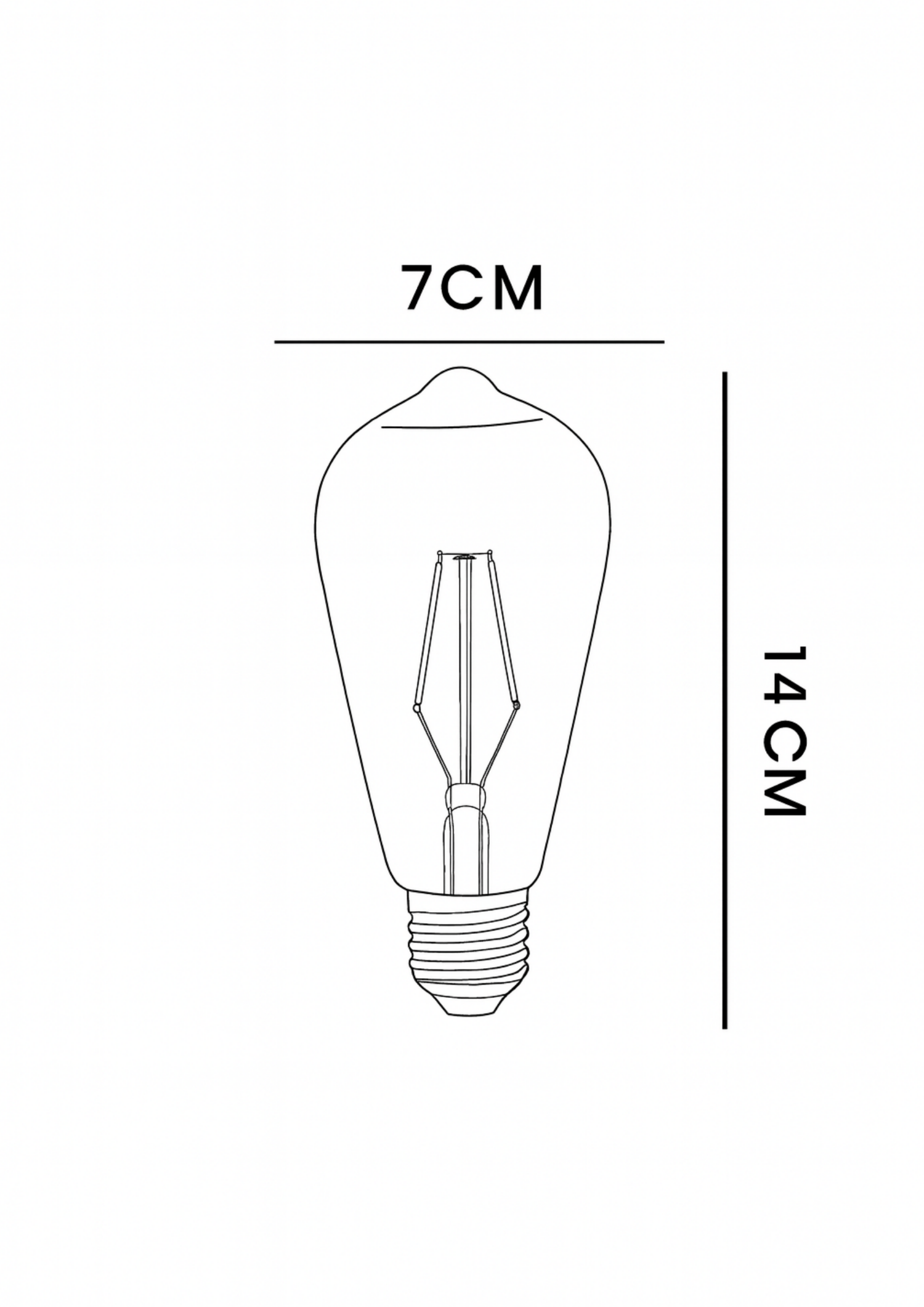 Bombillos tipo pera 4w