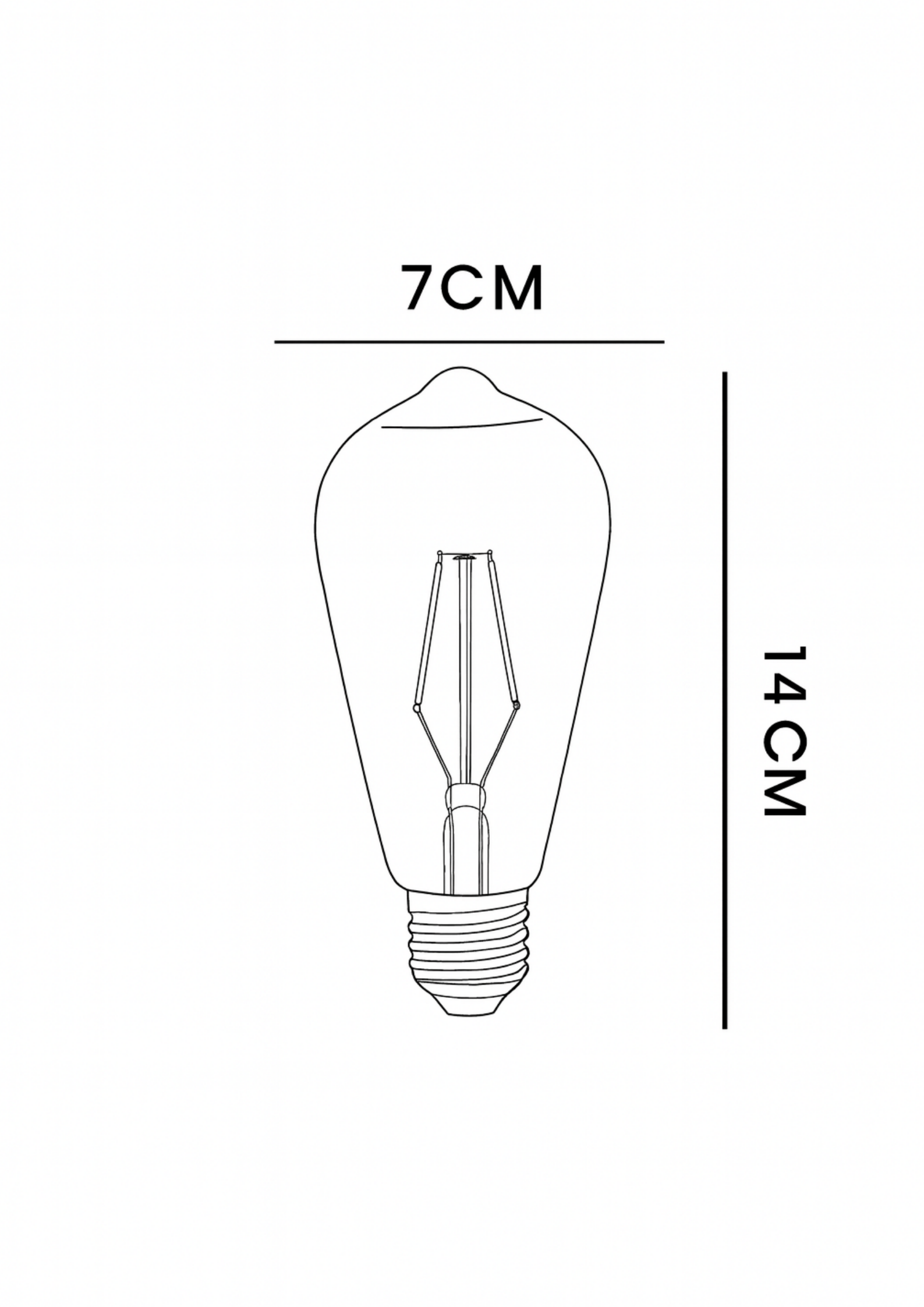 Bombillos tipo pera 4w