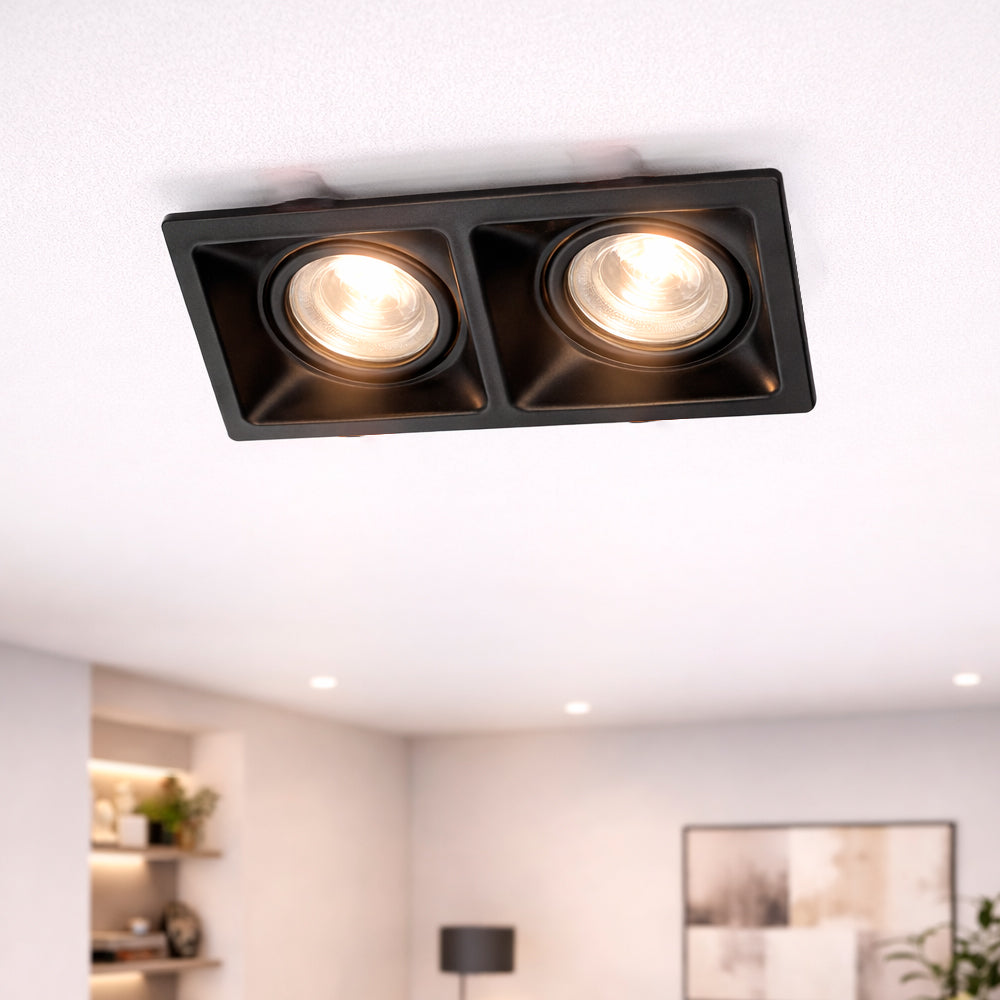 CHASIS VIENA CUADRADO DOBLE NEGRO