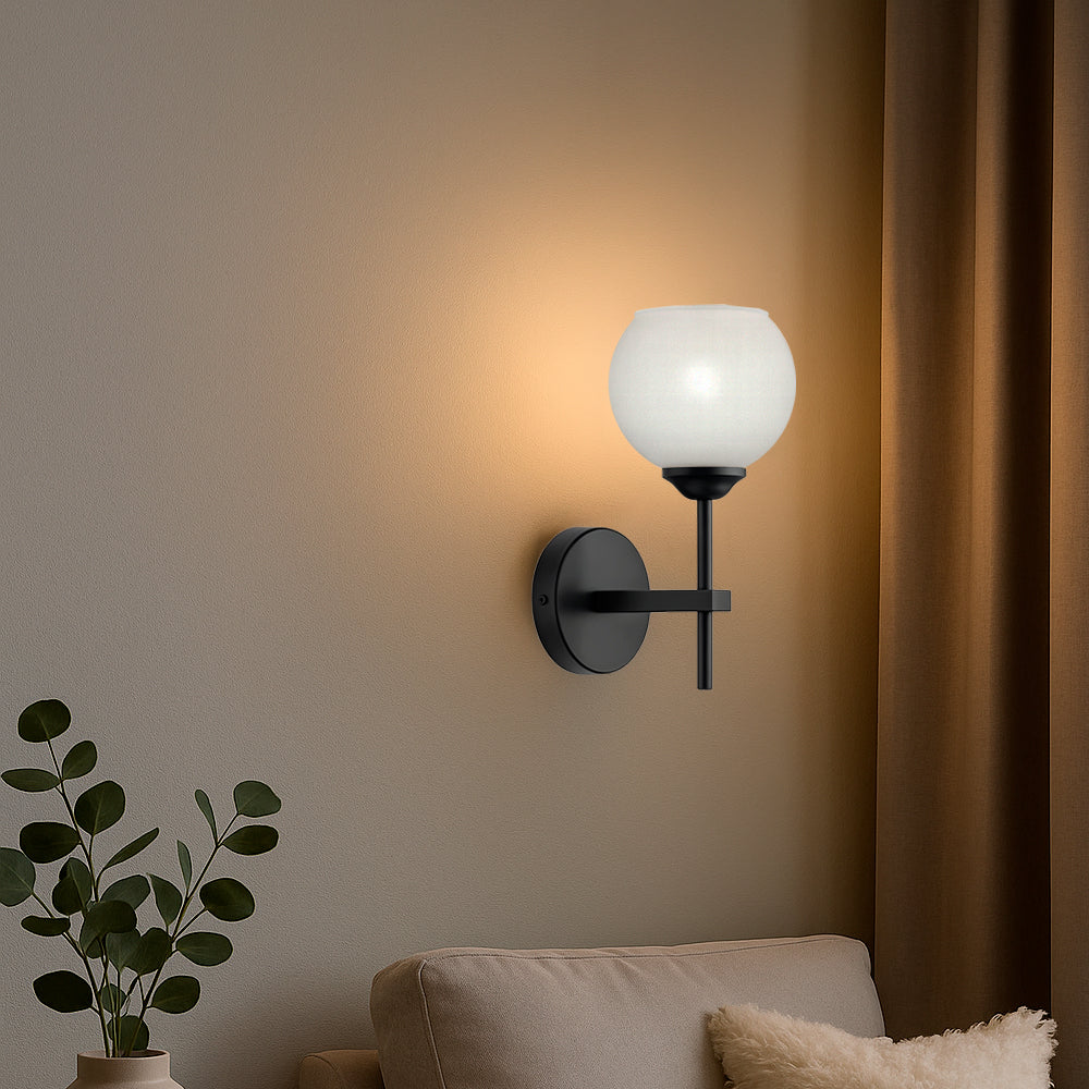 Lámpara Aplique de Pared vintage negra