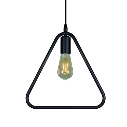 LAMPARA VECTOR TRIANGULO NEGRO