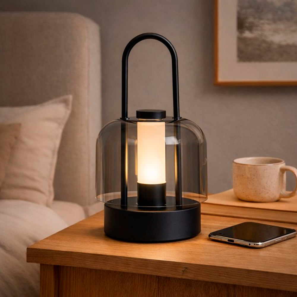 Lámpara de Mesa Dux Negra