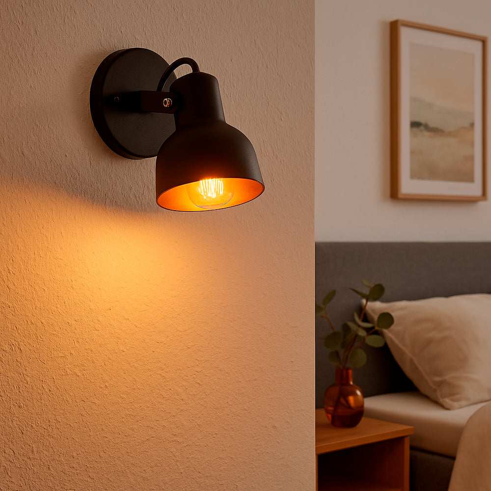 Aplique De Pared X2 Russo x1 negro