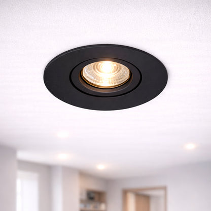 Ojo de buey circular Otta Negro