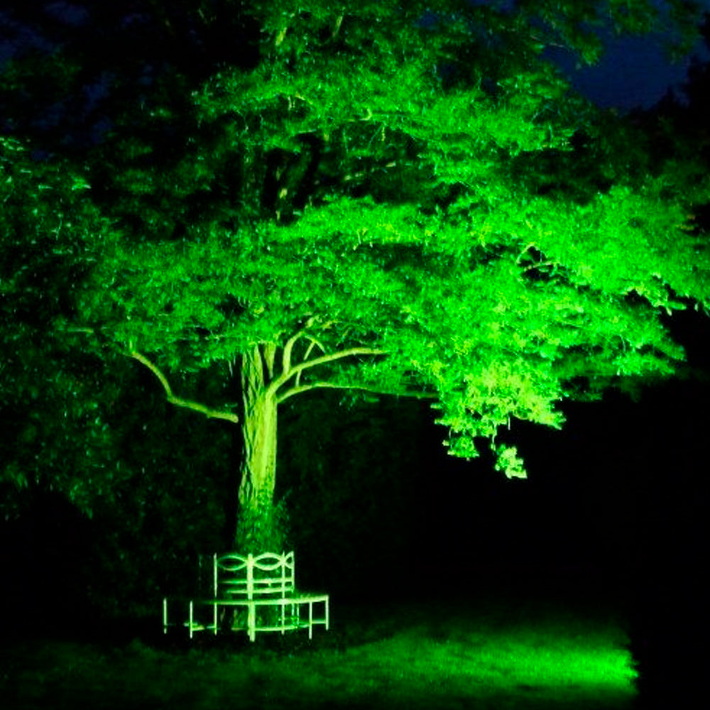 Estaca Fausta para jardín Luz Verde