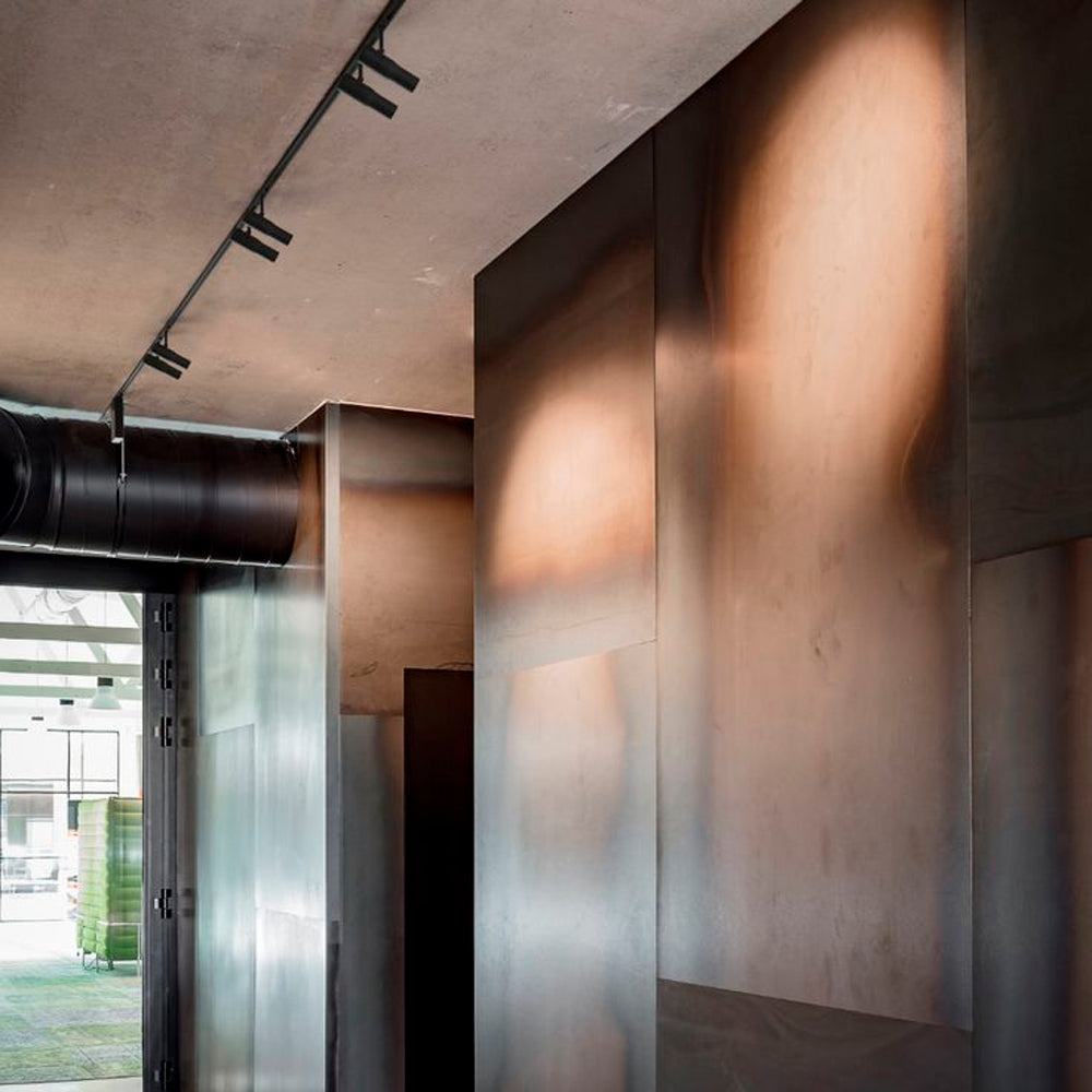 Lámpara Spot Led Negro Para Riel magnetico 10W