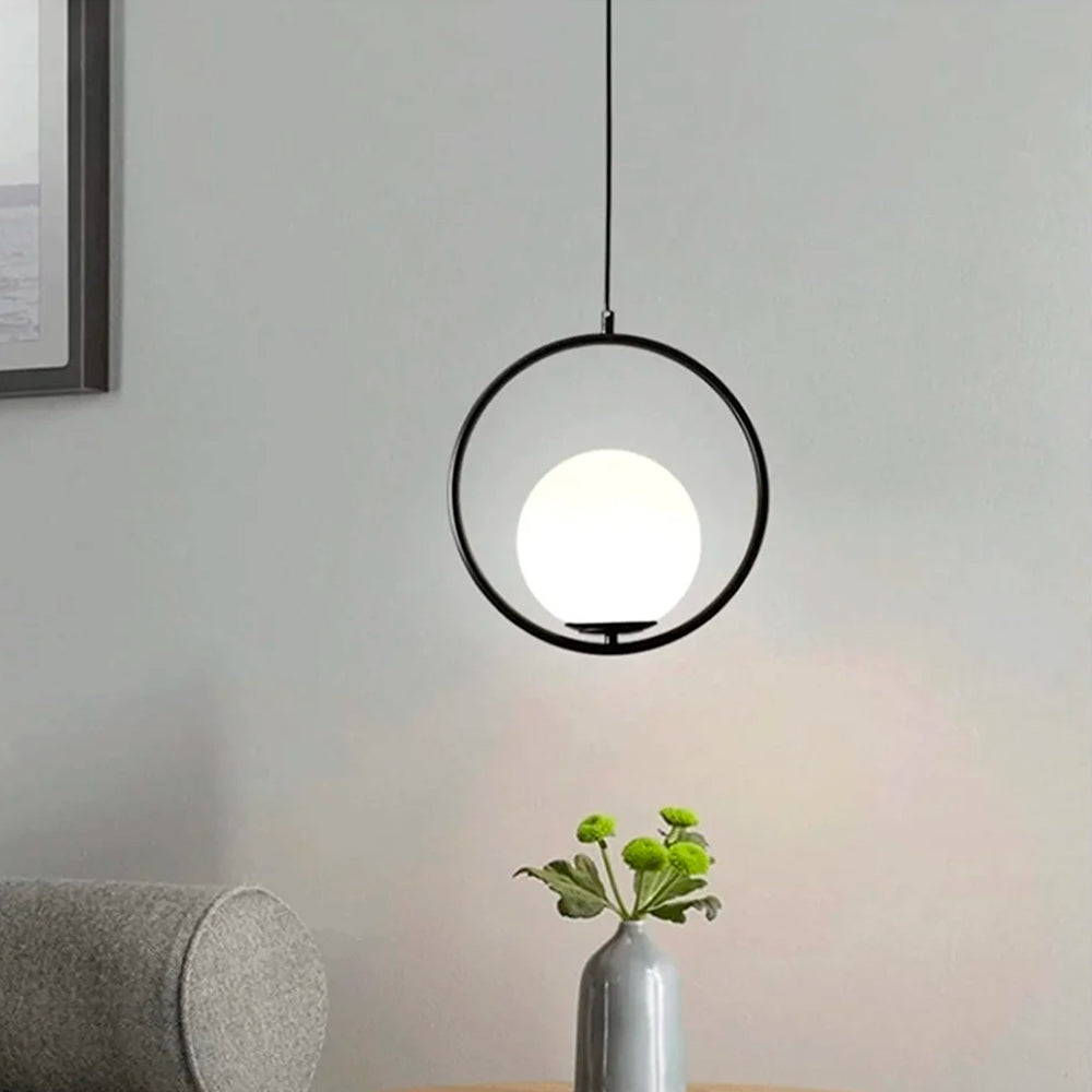 LAMPARA VECTOR CIRCULO NEGRO