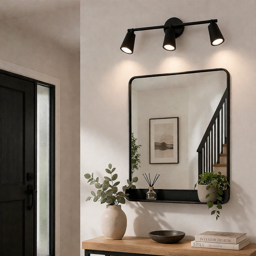 Aplique De Pared o techo X3 ATTA Negro