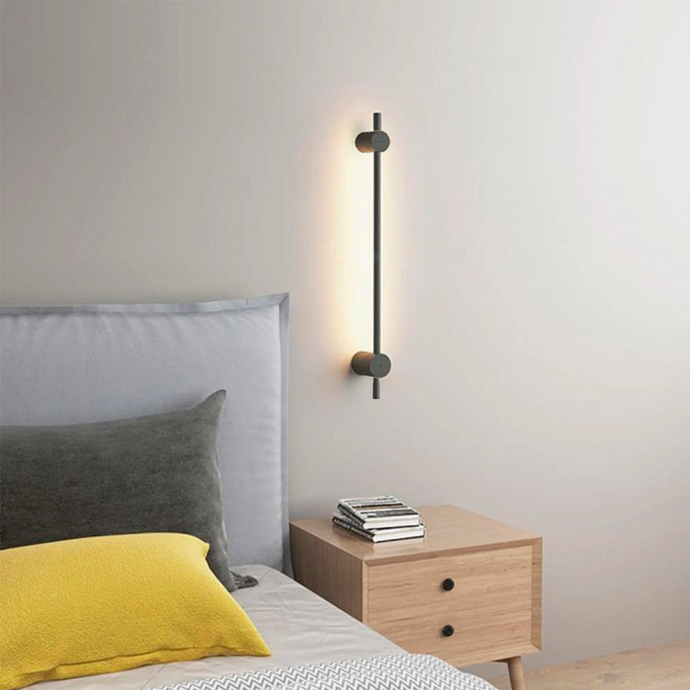 Aplique de pared Vensuk Negro