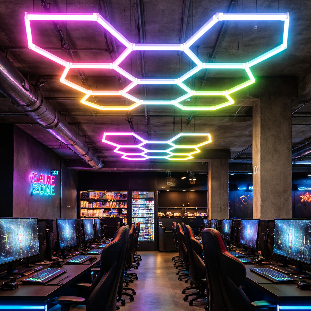 SET DE HEXAGONOS X5 RGB