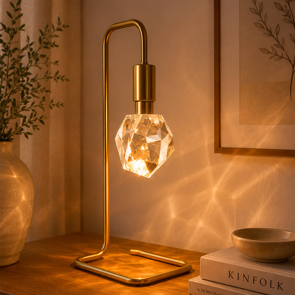BOMBILLO CRISTAL DIAMONT LISO 3 TONOS