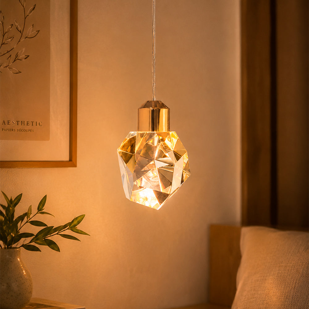 BOMBILLO CRISTAL DIAMONT LISO 3 TONOS