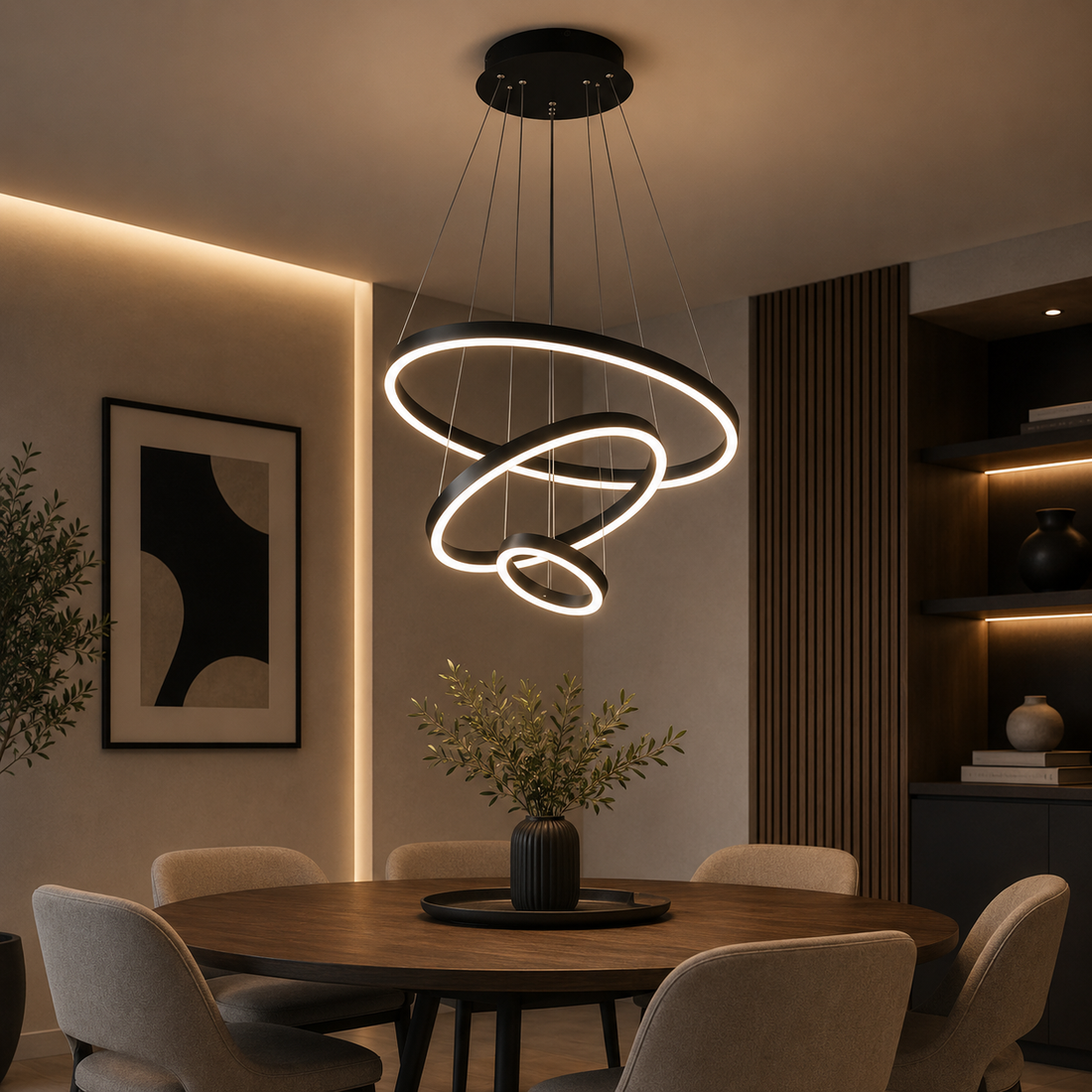 LAMPARA PLANET 3 AROS