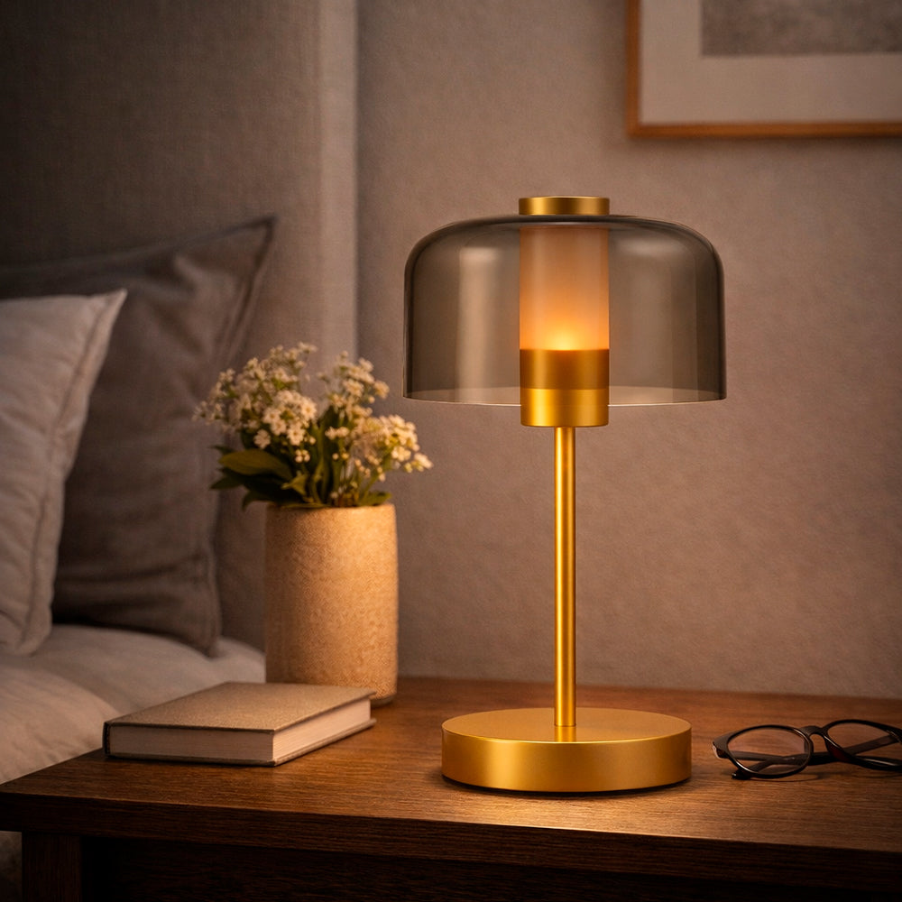 Lámpara de Mesa lucerna Dorada