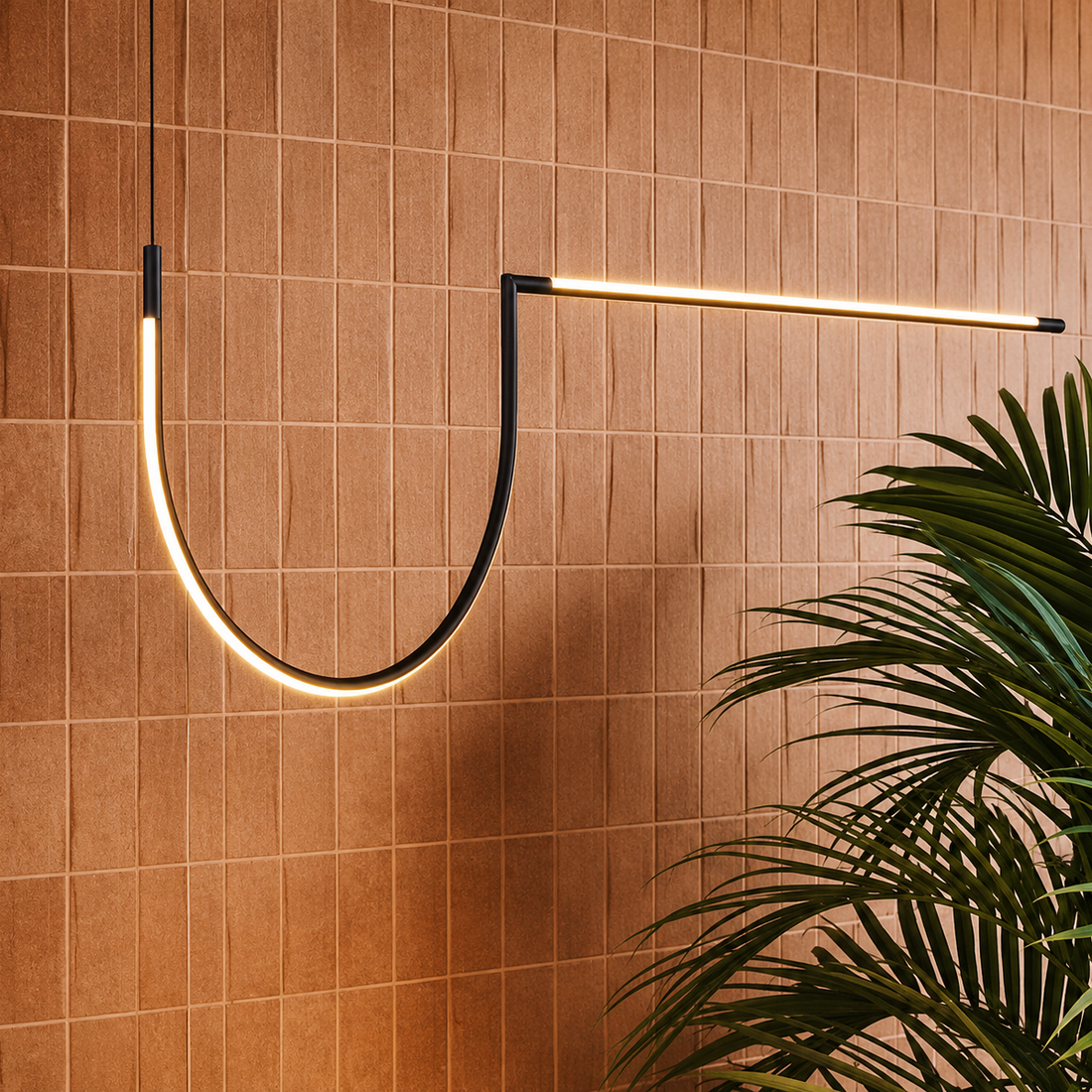 LAMPARA TUBULAR ANGULAR