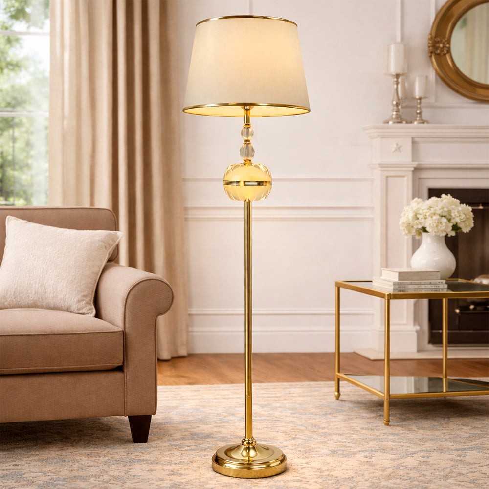 Lámpara de Piso Baos Herraje Dorado Fumus I