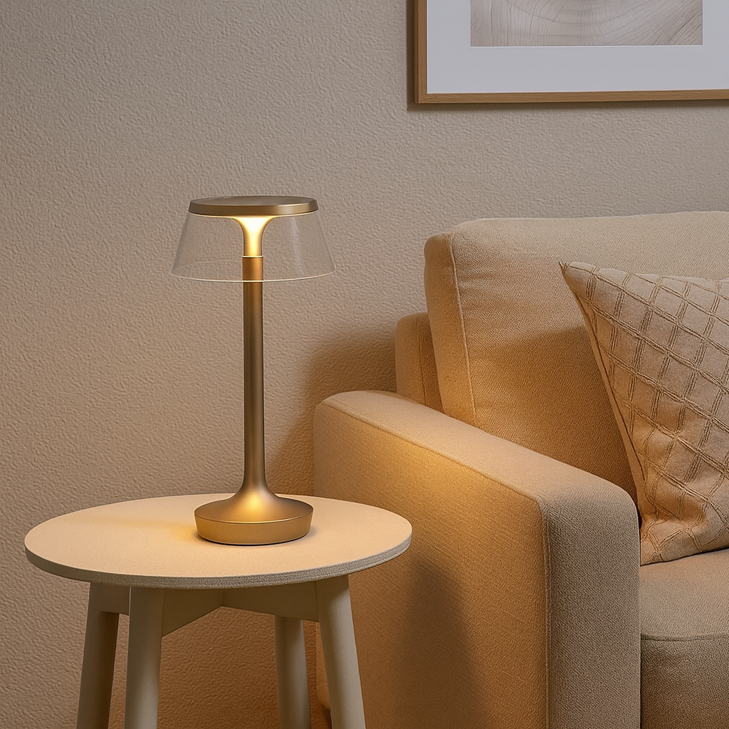 Lámpara de Mesa Babel Cafe Humo